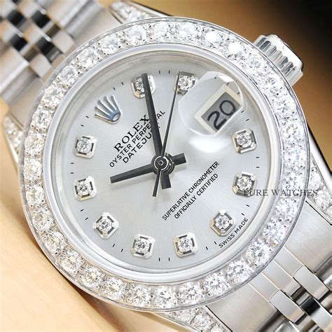 rolex diamond women watch price|diamond Rolex watches for sale.